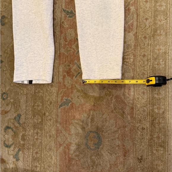 J. Crew Stylish Light Grey Joggers with Black Stripes, size M - Picture 6 of 10